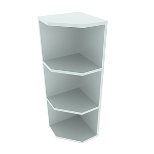 300, Open End Wall Unit Angled, 900H X 300W X 300D-U-WPPN
